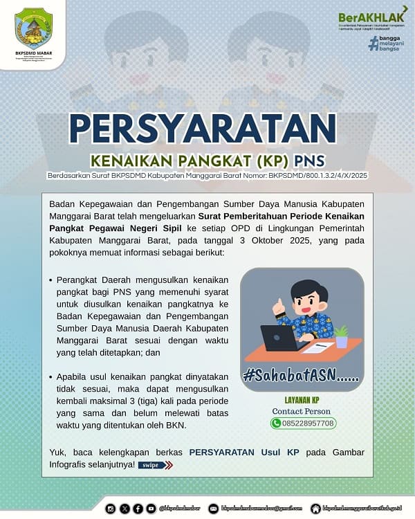 Persyaratan Kenaikan Pangkat PNS